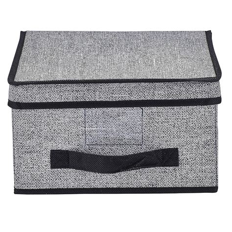 Simplify Medium Storage Box in Black : Amazon.in: Home & Kitchen