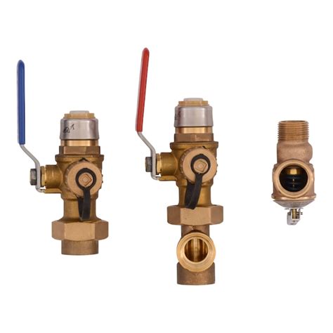 SharkBite 3/4-in-Dia Brass Installation Kit For Tankless Gas/Electric ...