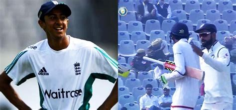 Kohli Patting Haseeb Hameed On The Back After A Fighting Fifty Shows ...