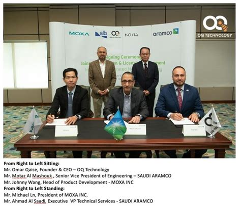 Aramco and OQ Technology Strengthen Ties with New Technology ...