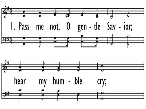 Pass Me Not, O Gentle Savior | Hymnary.org