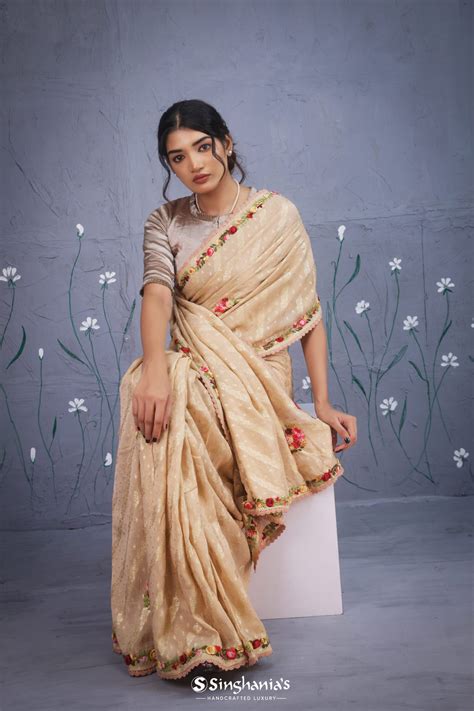 Hand Embroidery Organza Sarees Online In India | Singhania's – Page 4