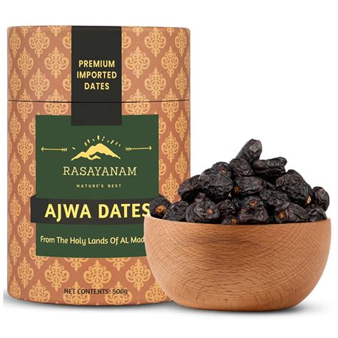 Rasayanam Madina Original Ajwa Dates khajoor (500 gms) | From the ...