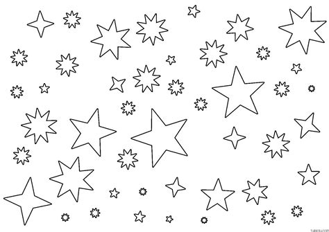 Kids Stars Coloring Page » Turkau