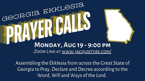 Georgia Ekklesia Prayer Call, Online event, Norcross, Georgia, 20 ...
