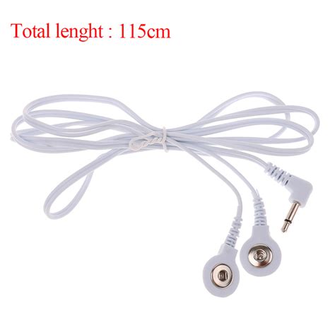 Buy Electrode Lead Wires Jack Dc Head 3.5Mm Snap Replacement Tens Unit ...