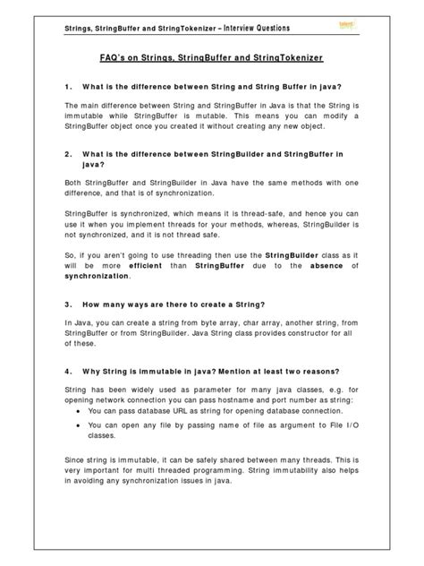 Image result for Strings Interview Question