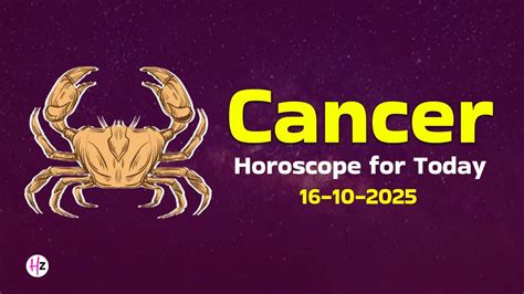 Cancer Horoscope For 16 October 2025: Avoid Money Misunderstandings ...