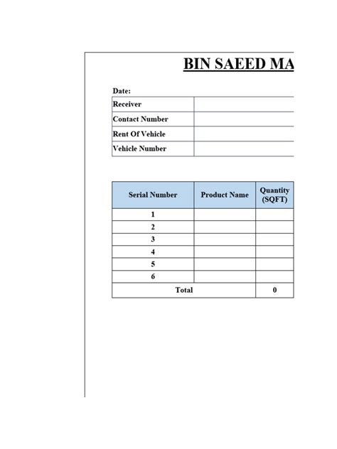Image result for Material Unloading Formate