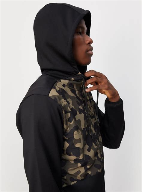 Buy Men Camouflage Printed Hooded Jacket Online at just Rs. 2099.0 ...