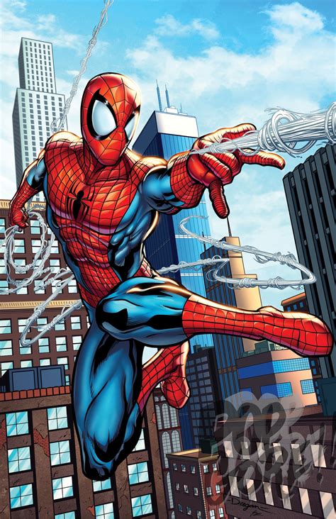 Spider-man Original Art Print - Etsy | Spiderman comic art, Amazing ...