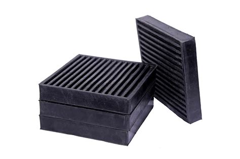 DECENT AIR SYSTEM® Ribbed Rubber Anti Vibration Pads for Heavy Duty ...