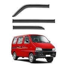 flipin |eeco car Door Visor Chrome line Side Window Deflector/rain ...