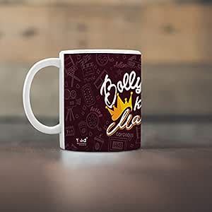 Buy Yedaz Quirky Coffee Mug - Bollywood Ki Mallika - White Ceramic ...