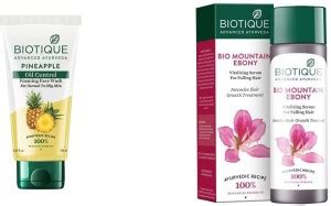 BIOTIQUE Pineapple Oil Control Foaming Face Wash 150ml And Mountain ...