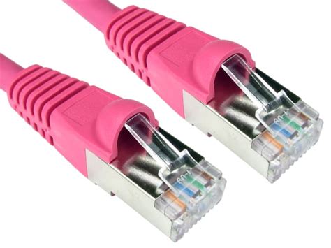 RS PRO | RS PRO, 10m Cat6a, Pink RJ45 to Male RJ45 Male, S/FTP Shielded ...