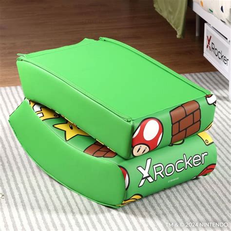 X Rocker Nintendo Video Rockers Luigi Power Up Edition Gaming Chair ...