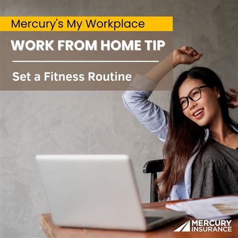 Mercury Insurance on LinkedIn: #mercuryworkplace #wfh #fitnessroutine # ...