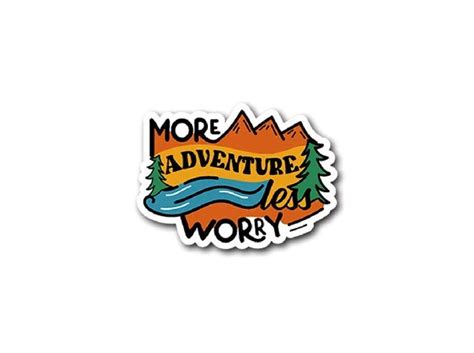 Sticker (More Adventure Less Worry)