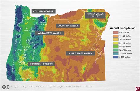 Climate Of Oregon