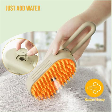 Talking Dog Club Three in One Pet Steam Grooming Brush for Dogs and Ca ...