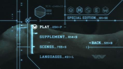 Image result for Alien DVD Menu