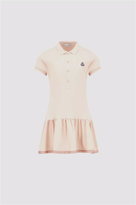 Pink Polo Shirt Dress - Dresses & Skirts for Children | Moncler NL