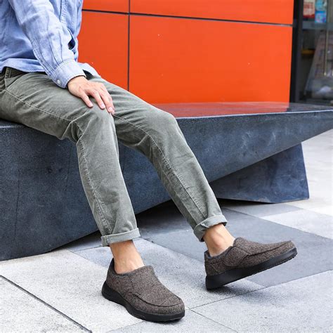 Buy OrthoComfoot Mens Slippers with Arch Support,Plantar Fasciitis ...