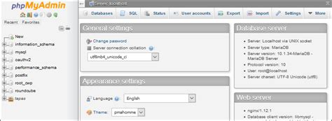 PhpMyAdmin access in CWP - Diadem Technologies : Support Knowledgebase
