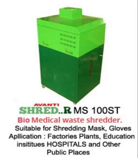 Bio-Medical Waste Shredders & UVC Sterlizers - Avanti MWS 101 - Small ...