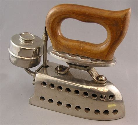 Alcohol-Powered Iron from 1885 | Vintage Laundry Artifact