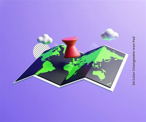 3D Pin Map/Location Icon 的图像结果