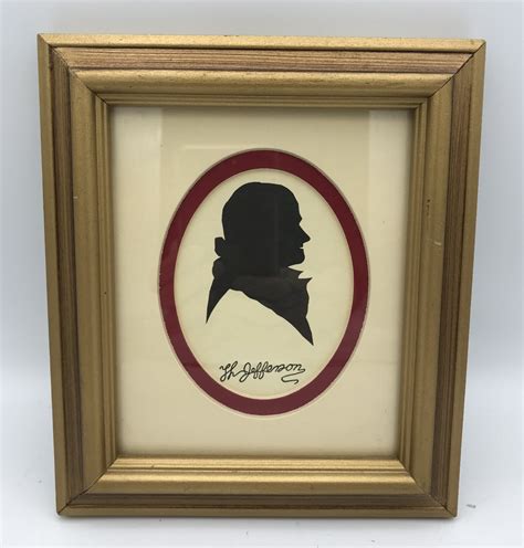 “Scherenschnitte”/Silhouette of Thomas Jefferson – Wake Robbin | Consign or Sell | Robin