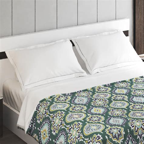 Buy Cozy Classics Raas Printed Sherpa Double Blanket from Home Centre ...