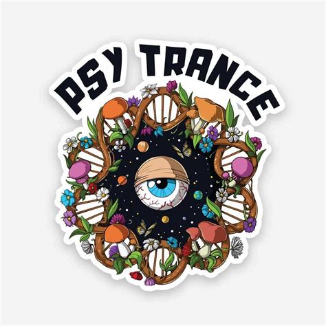 PSY TRANCE sticker – STICK IT UP