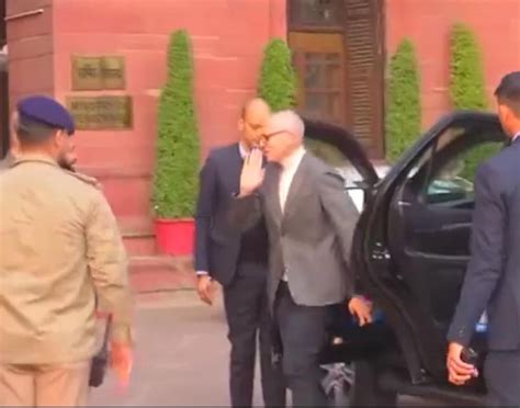 CM J&K Omar Abdullah arrives at MHA