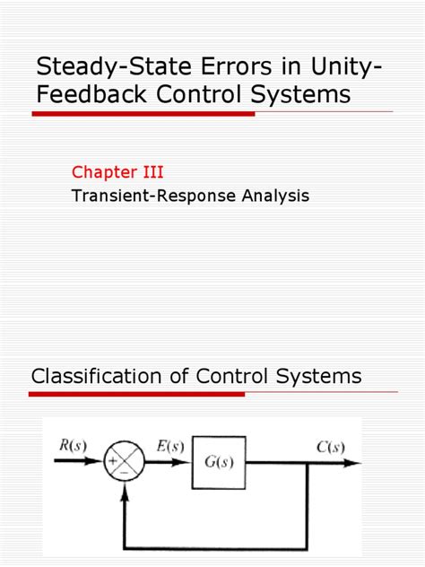 Steady State Error Feedback Control Systems 的图像结果