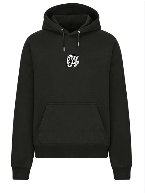 BLACK HOODIE - WHITE SHARDS PTNGMS