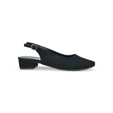 Buy ROCIA By Regal Black Women Solid Sling Back Pumps Online