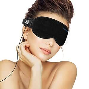 Heated Eye Mask Electric Sleep Eye Mask for Stye Dry Eyes and ...