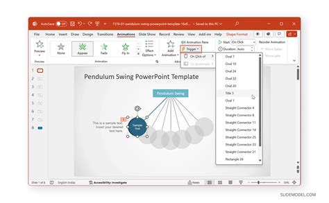 PowerPoint Animation Based On Mouse Click 的图像结果