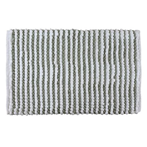Sage Chenille Loop Cotton Bath Rug, 20x30