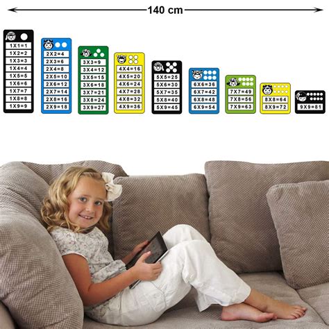 Buy Life Stickers Multiplication Tables Kids Room Wall Sticker 5044 ...