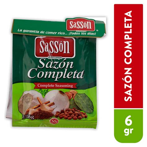 Comprar Sazon Sasson Completa Sobre 6 Pack - 36 g | Walmart Nicaragua ...
