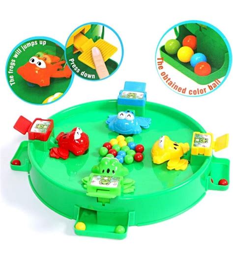 Hungry frog game for kids 4 players
