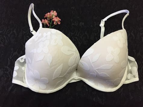 Lovable Bra size it 5b us 38b eu 90b white padded underwired | eBay