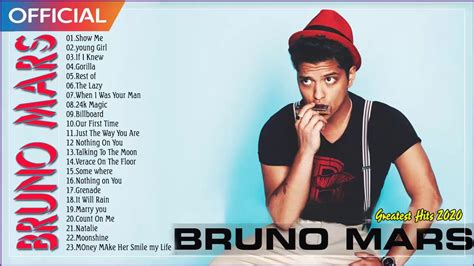 Bruno Mars Greatest Hits Full Album 2020 _ The Best Of Bruno Mars ...
