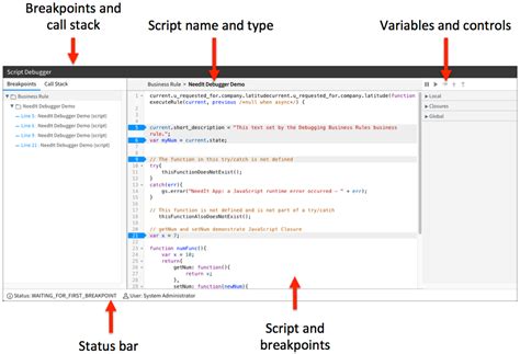 JavaScript Debugger ServiceNow 的图像结果