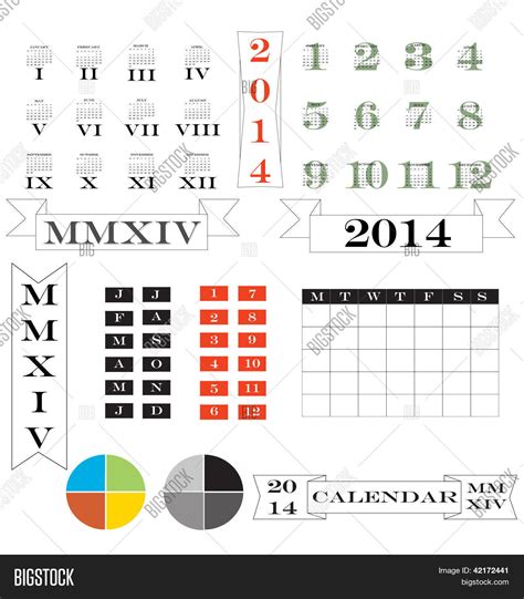 Roman Numerals Vector & Photo (Free Trial) | Bigstock