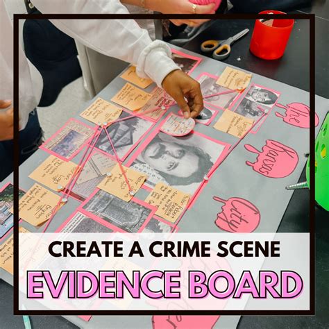 Create a Crime Scene Evidence Board: the perfect no-fuss project for Forensics ⋆ The Trendy ...